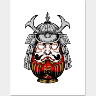 daruma samurai Posters and Art